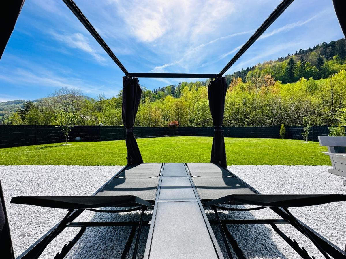 Voralpen Lodge - Ferienhaus Mit Gym & Wellnessbereich Traisen Екстериор снимка